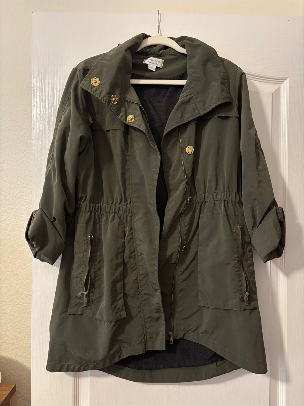Venezia Milano Olive Green jacket in size Medium.